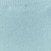 Pull manches longues col rond gris femme
