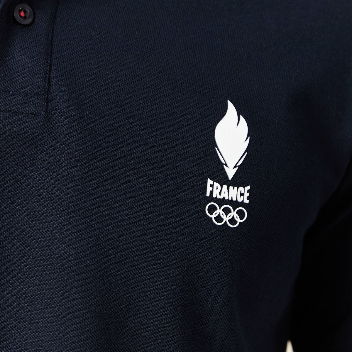 Polo manches courtes bleu marine homme
