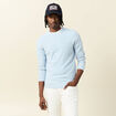 Pull éco-responsable bleu ciel homme