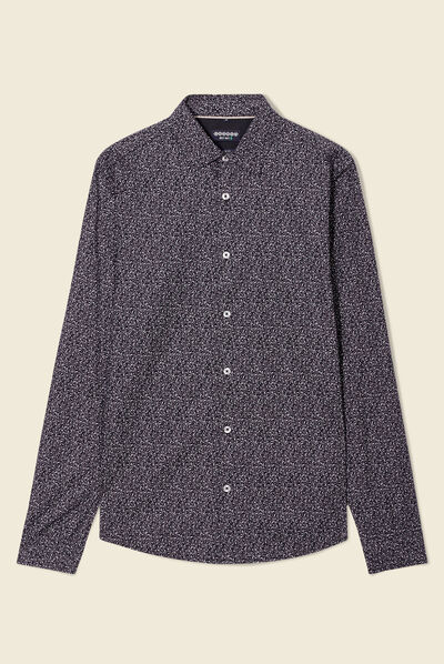 Chemise éco-responsable noir homme