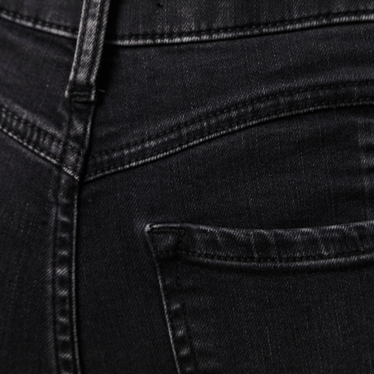 Jeans bootcut 5 poches denim gris femme