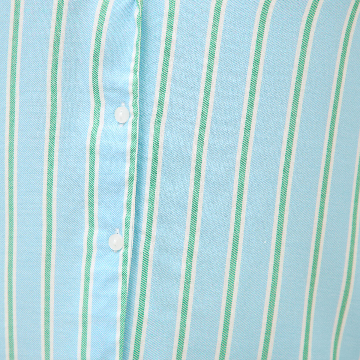 Chemise manches 3/4 bleu clair femme