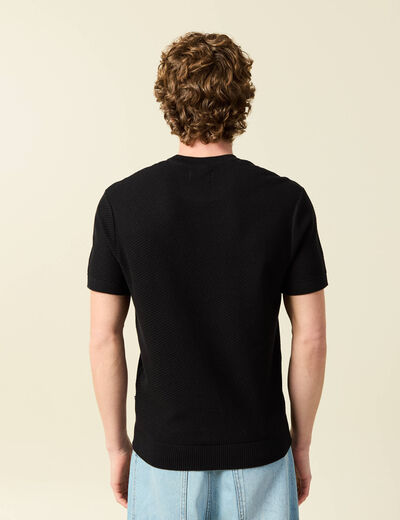 T-shirt en coton noir homme