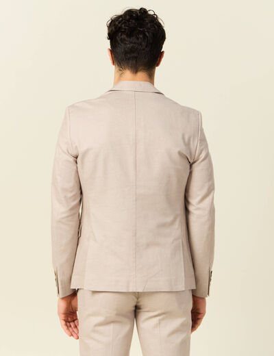 Veste blazer cintré gris homme