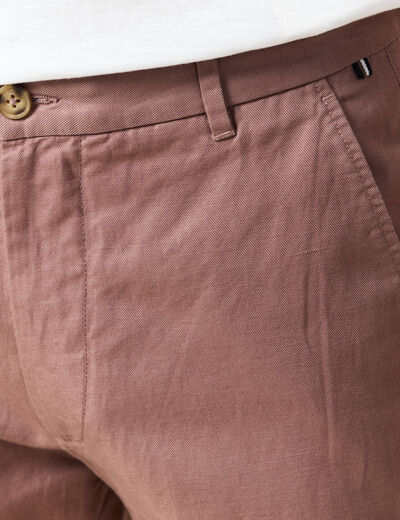 Pantalon chino vieux rose homme