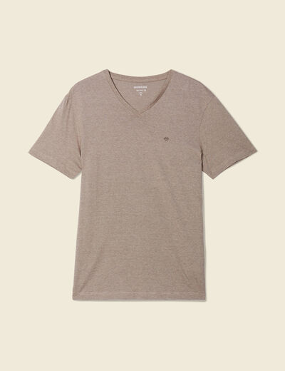 T-shirt manches courtes homme vert kaki homme
