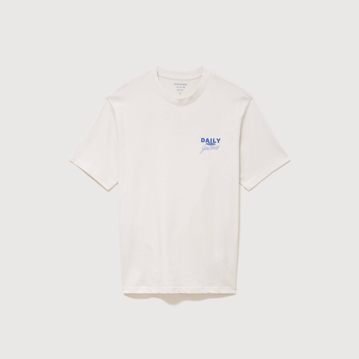 T-shirt en coton gris clair homme