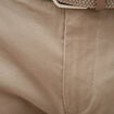 Pantalon straight longueur 32 ceinture taupe homme