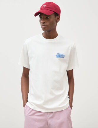T-shirt en coton ecru homme