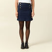 Jupe en jeans denim brut femme