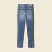 Jeans slim éco-responsable denim stone femme