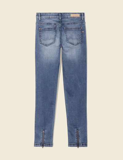 Jeans slim éco-responsable denim stone femme