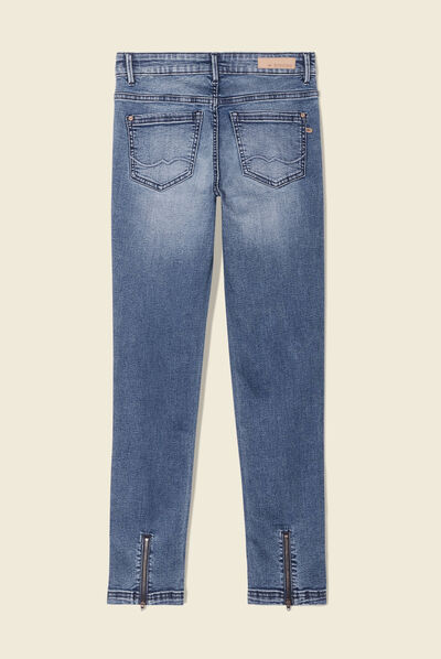 Jeans slim éco-responsable denim stone femme