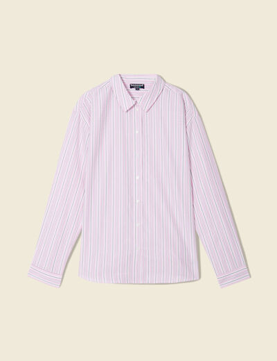 Chemise éco-responsable mauve femme