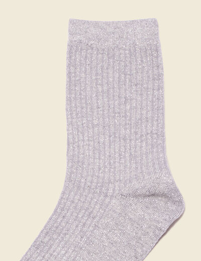 Chaussettes gris femme