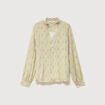 Blouse manches longues vert kaki femme