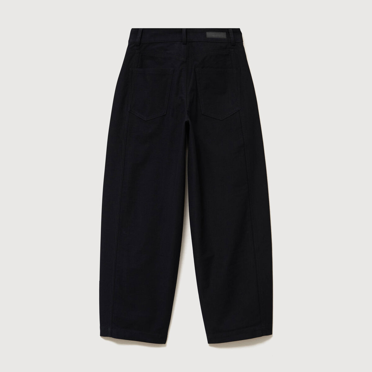 Pantalon coupe regular noir femme