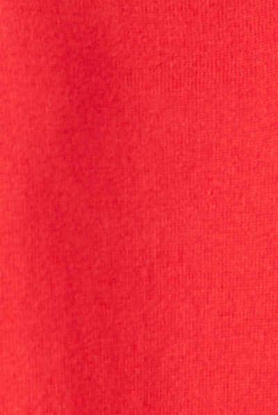 Pull à manches longues rouge foncé femme