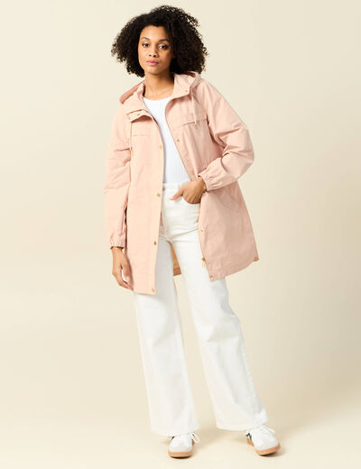 Jeans large éco-responsable denim blanc femme
