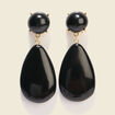 Boucles d'oreilles noir femme