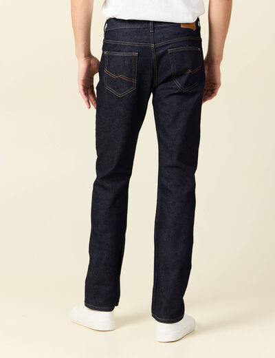 Jeans straight fabriqué en France denim brut rinse homme