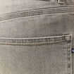 Jeans straight longueur 34 denim snow gris homme