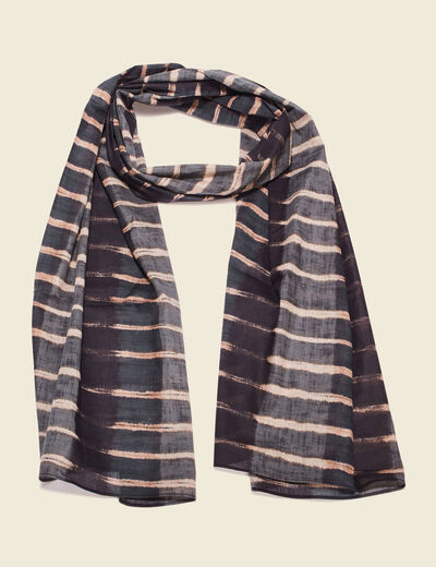 Foulard noir homme