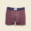 Lot 2 boxers marron cognac homme