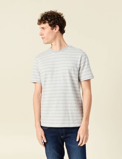 T-shirt manches courtes gris foncé homme