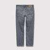 Jeans straight longueur 32 en coton bleu gris homme