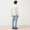 Chemise manches longues blanc homme