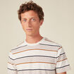 T-shirt manches courtes marron homme
