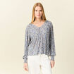 T-shirt manches longues bleu clair femme