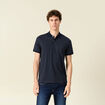 Polo éco-responsable bleu marine homme