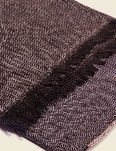 Foulard gris foncé homme