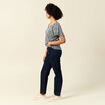 T-shirt manches courtes bleu femme