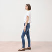 Jeans skinny push-up taille standard denim stone femme