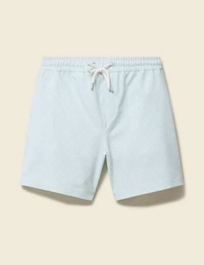 Short de bain bleu gris homme