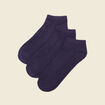 Lot 3 paires chaussettes bleu marine homme