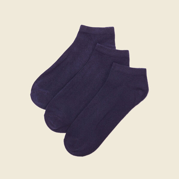 Lot 3 paires chaussettes bleu marine homme