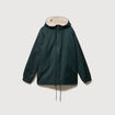 Parka r&eacute;versible vert femme