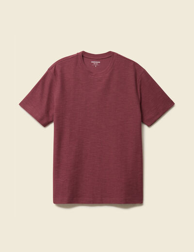 T-shirt manches courtes vieux rose homme