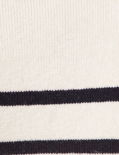 Pull éco-responsable ecru femme