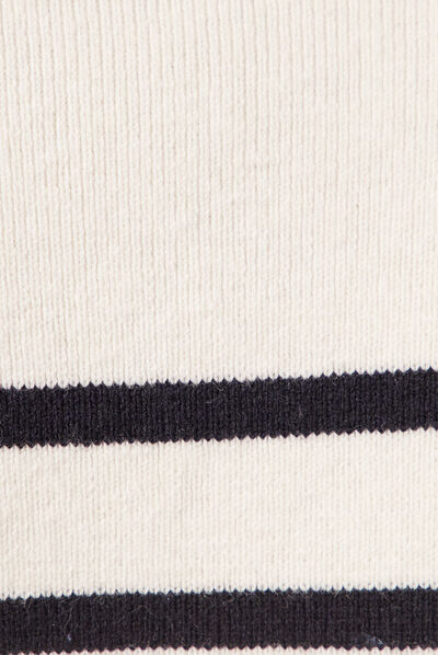 Pull éco-responsable ecru femme