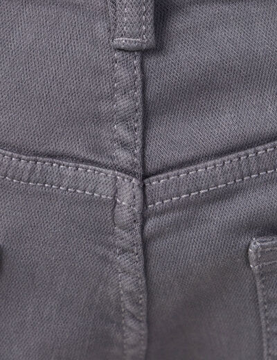 Bermuda éco-responsable bleu gris homme