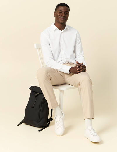 Pantalon jogger beige homme