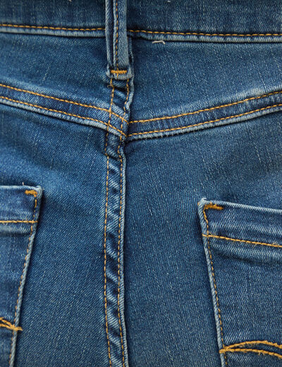 Jeans regular taille haute denim stone femme