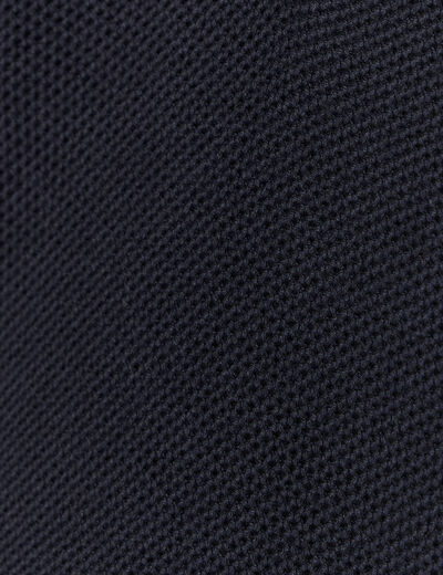 Polo manches courtes bleu marine homme