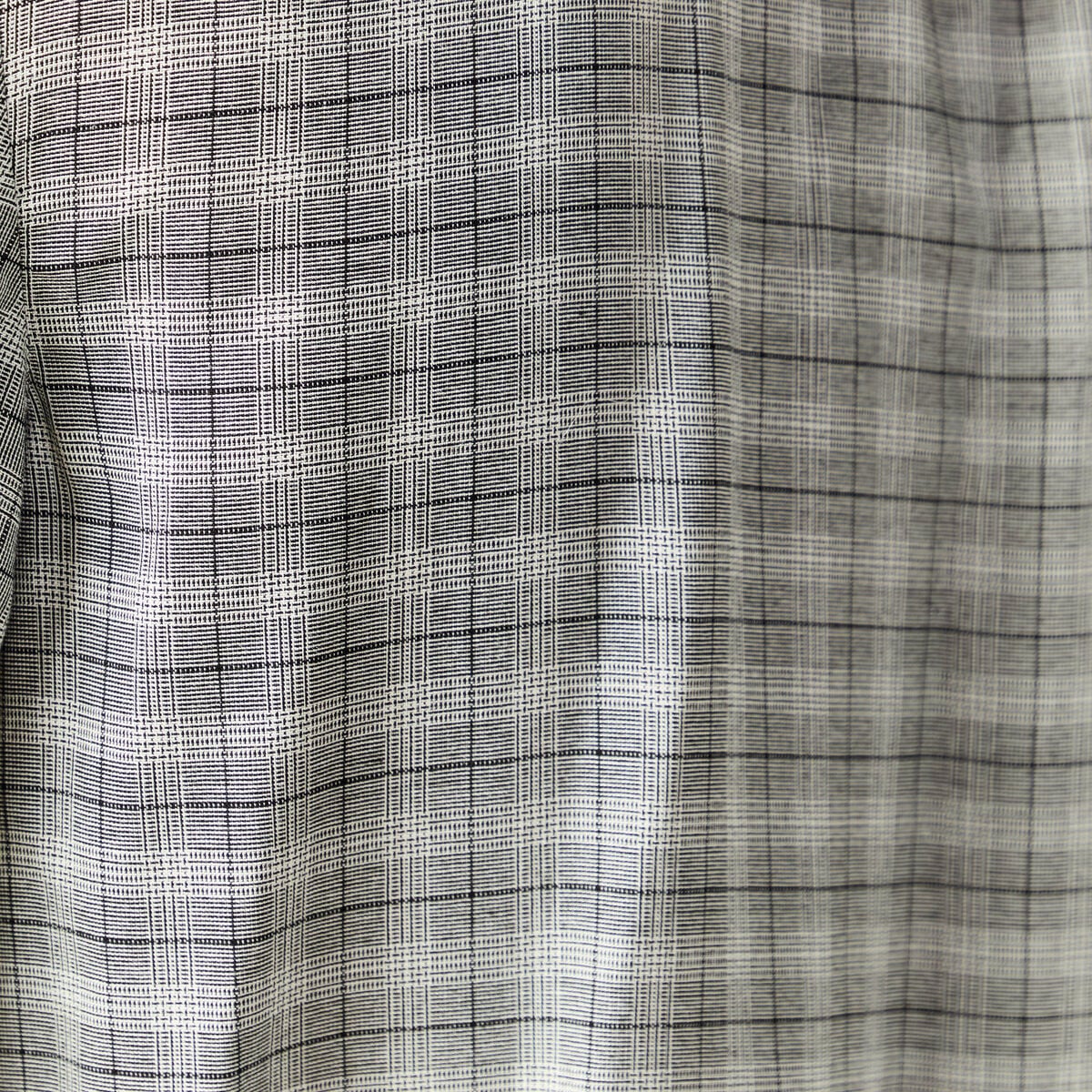 Chemise droite courte manches longues gris fonc&eacute; femme