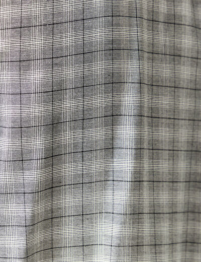 Chemise droite courte manches longues gris fonc&eacute; femme